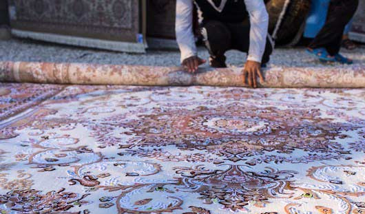 روش اصولی لول کردن قالی در قالیشویی دارآباد